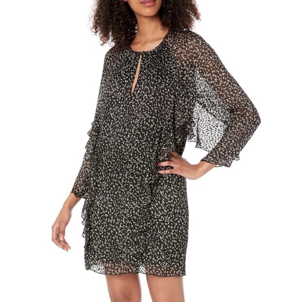JOIE Julisha Floral Mini Dress in Black